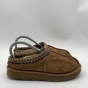 Youth Size 7 UGG Tasman Slipper Little Kids Chestnut Suede Slip On Shoes